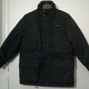 NAUTICA- Jacket,black very nice size- 8 boys